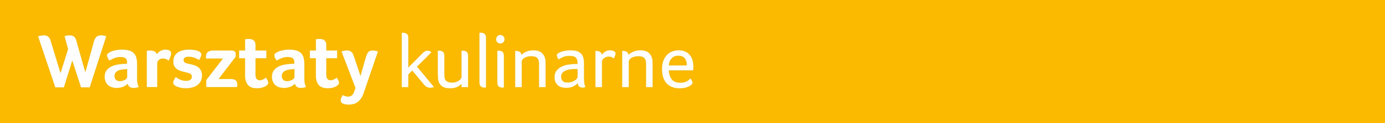 Warsztaty kulinarne